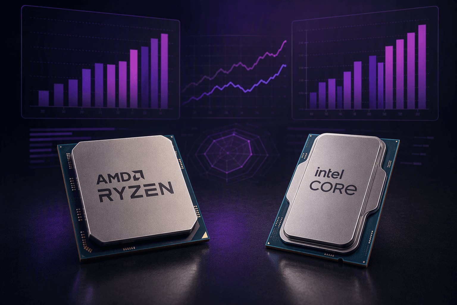 Ryzen 5 или Core i5 в 2026: сравнение бюджетных процессоров для игр и работы