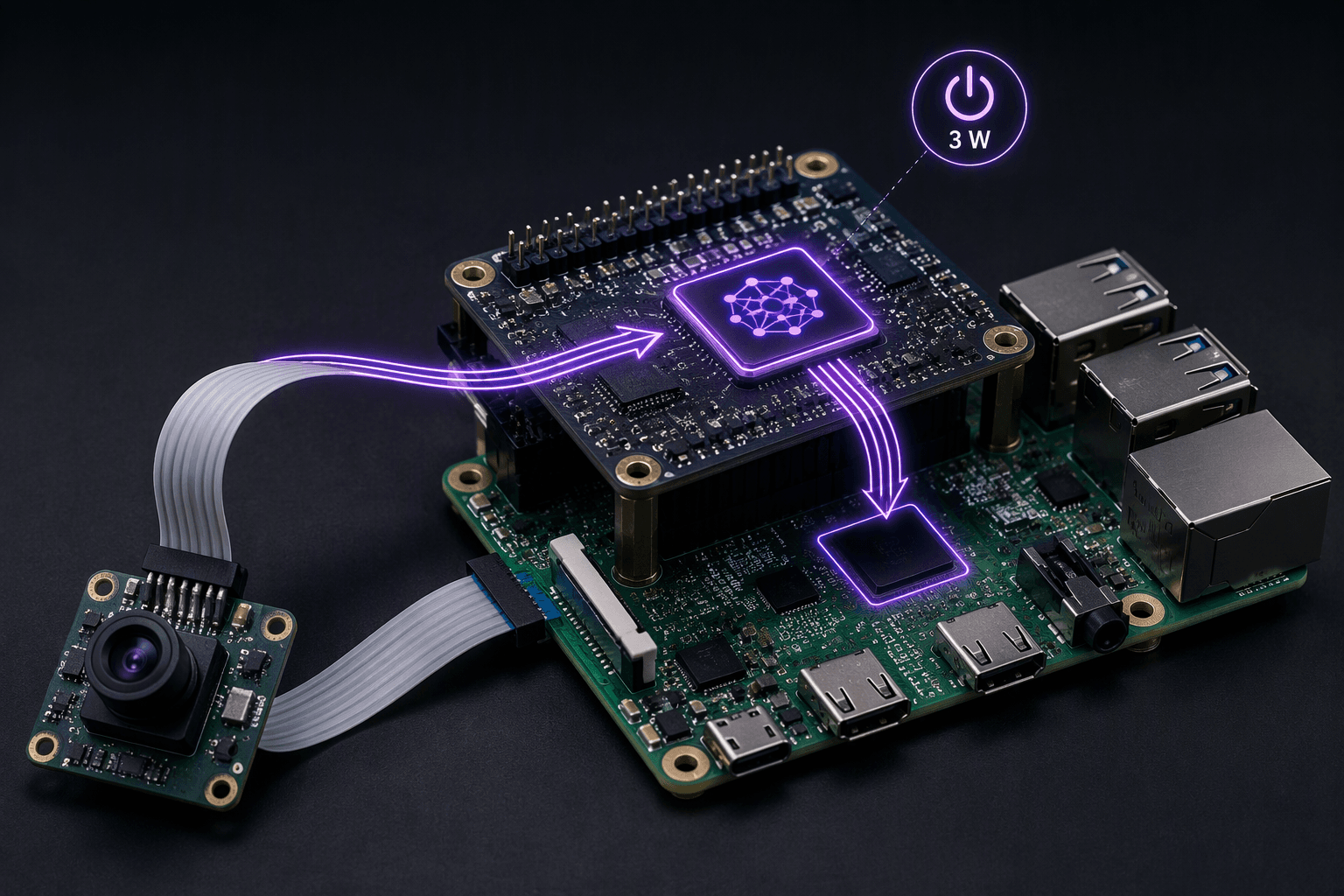 Sixfab AI HAT+ для Raspberry Pi 5: 25 TOPS при 3 Вт для локального ИИ на периферии